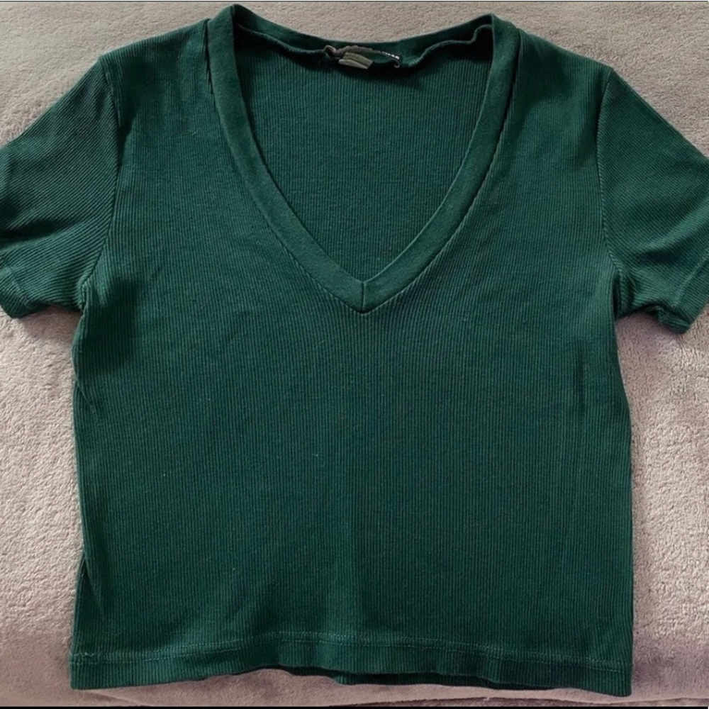 brandy melville ribbed crop top